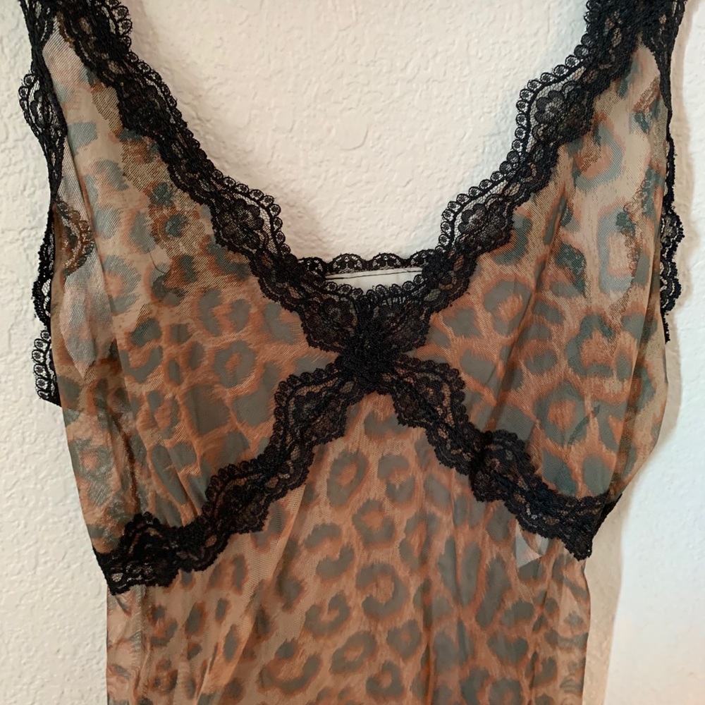 Cute Y2K cheetah slip dress